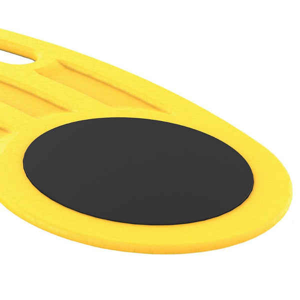 GBUK Banana Board transfer aid with large black oval area, close-up view.