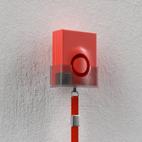 Solon Security 4T Multi-Function Panic Alarm with pull switch mounted on wall, front view.