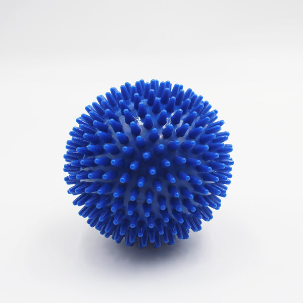 Homecraft Massage Balls with spiky surface for muscle relief, on a white background, front view.