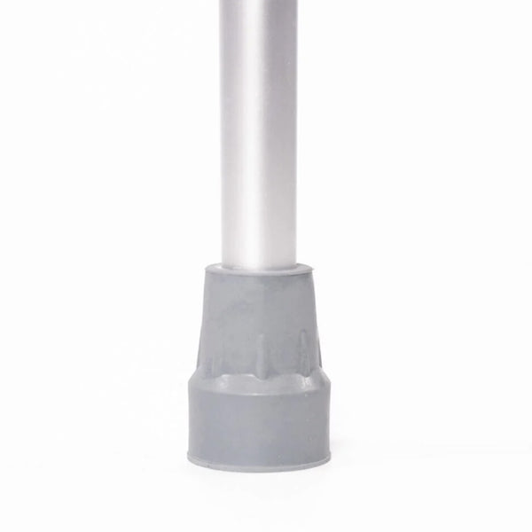 Coopers Adjustable Comfort Grip Crutches rubber tip support close-up.