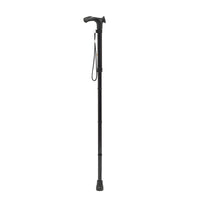 Drive Anatomic Grip Walking Stick Right Handed with anatomic grip, wrist strap and folding aluminium shaft, side view.
