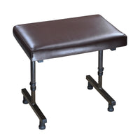 Aidapt Beaumont leg rest, height adjustable with sealed seams for support, shown from side angle.
