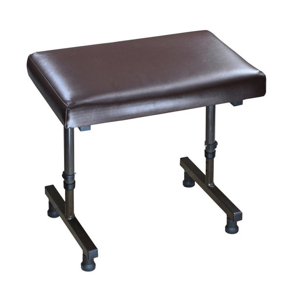 Aidapt Beaumont leg rest, height adjustable with sealed seams for support, shown from side angle.