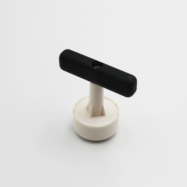 Homecraft Contour Knob Turner with round base and T-handle, on plain background, front view.