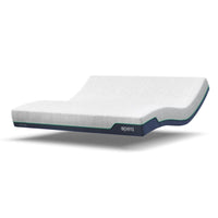 Opera Beds adjustable mattress with memory foam and cool gel layer on base, front view.
