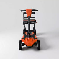 Dash Rehab Dash Z1 Scooter with black handles on a plain light grey background, front view.