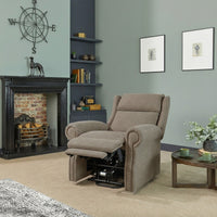 Delby Dual Motor Riser Recliner Chair - Stone