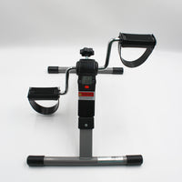 Drive Digital Pedal Exerciser with adjustable resistance, foot straps and digital display monitor, front view.