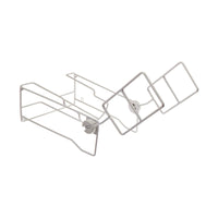 Dorking Donner Stocking Aid with two hinged wire supports, studio view.