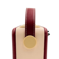 OER Easy Radio portable DAB+ radio with top carry handle, side view.