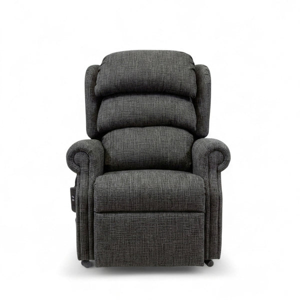 Repose Seating ErgoRise Dual Motor Tilt-In-Space Chair, front view.