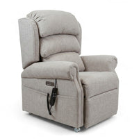 ErgoRise Dual Motor Tilt-In-Space Chair with adjustable lumbar, padded backrest and remote control, front view.