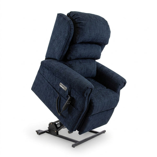 ErgoRise Dual Motor Tilt-In-Space Chair with adjustable lumbar on a metal base, front view.