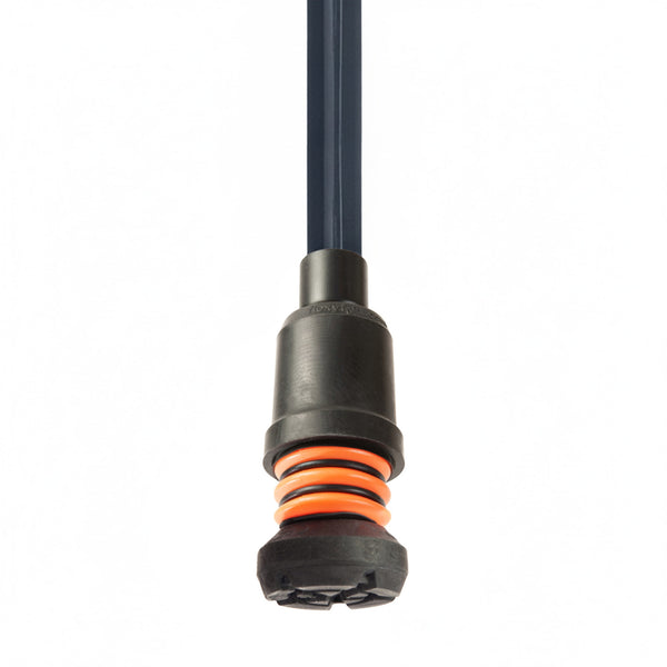 Flexyfoot Comfort Grip Open Cuff Crutches with ergonomic handles for mobility support, front view.