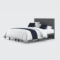 Opera Beds Jade Motion Adjustable Bed with Zero-Gravity Position and grey headboard, modern design, front view.