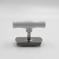 Aidapt jar opener with metal T-handle, designed to assist with weak grip or arthritis, front view.