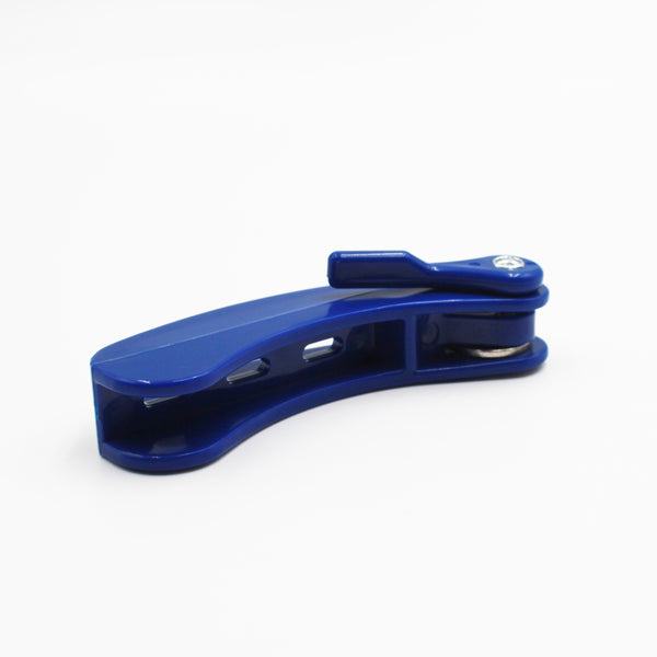 Homecraft Key Turner for two keys with curved handle, comfort grip and metal wheel on white background, angled view.