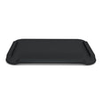 ORNAMIN Large Non-Slip Cutting Board with rectangular plastic lid and rounded corners, front view.