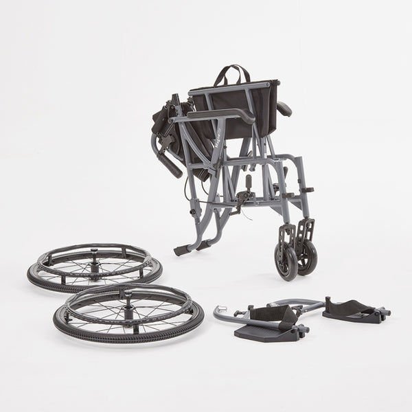 Magnelite Lightweight Wheelchair Slef Propelled Folded