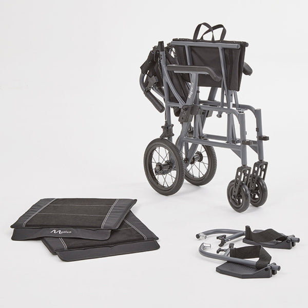 Magnelite Lightweight Wheelchair Transit Folded