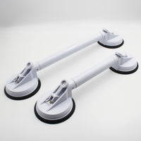 Drive Medium Adjustable Suction Cup Grab Bars for bath and shower support on smooth surfaces, side view.