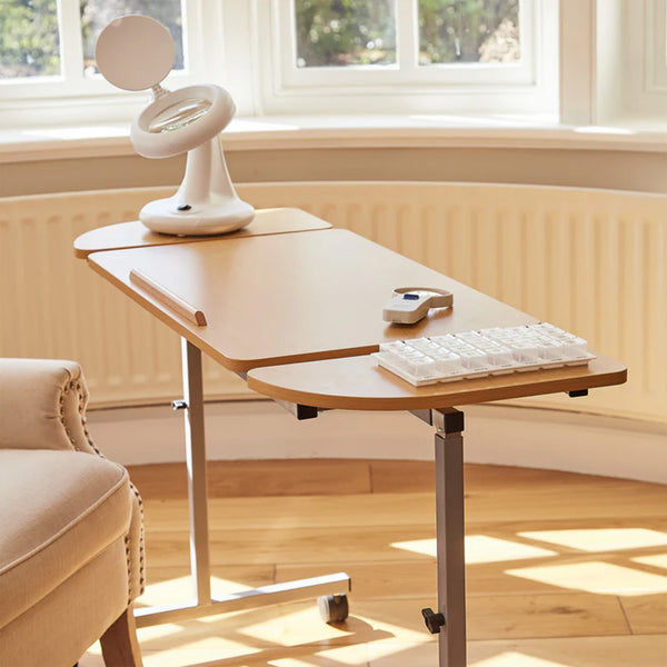 NRS Adjustable Tilting Table with objects on table