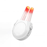 Lifemax Rechargeable Hay Fever and Allergy Reliever for pets with light tips on a plain white background, front view.