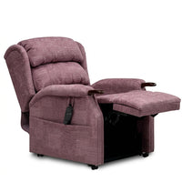 Repose Henley Bariatric Dual Motor Riser Recliner Chair - Plum