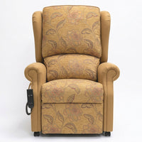 Repose Westbury Dual Motor Riser Recliner Chair with two motors and riser function on a white background, front view.