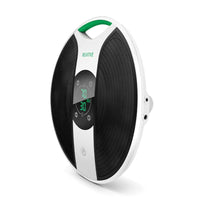 Revitive New Medic round digital balance board with handle, textured surface, LED display and circulation booster, front view.
