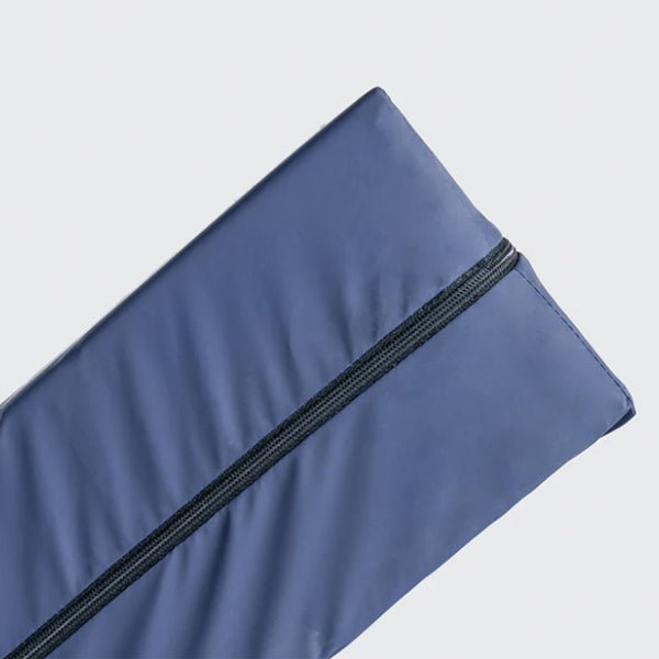 Serene Profiling Mattress by Opera Beds folded for pressure care on a plain background, side view.