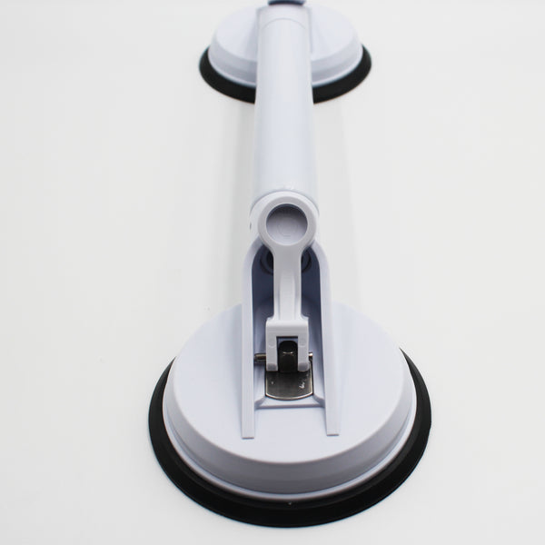 Drive Small Adjustable Suction Cup Grab Bar with two large suction cups for safety, shown from the side view.