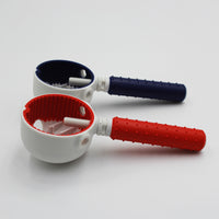 Pair of Gordon Ellis Tap Turners with handle grips, shown on a white background, top view.