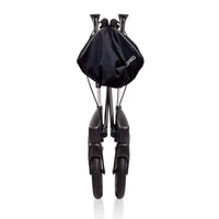 Topro Olympos All Terrain Rollator with handles and large wheels aligned, front view.