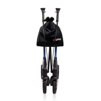 Topro Troja 5G Premium Rollator with wheels and attached bag, mobility aid, front view.
