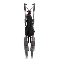 Topro Troja Original Rollator with compact frame and wheels, upright on a white background, front view.