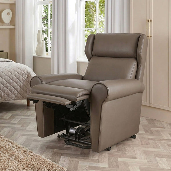 Vionna Dual Motor Leather Riser Recliner Chair Image 3