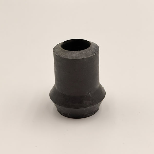 Coopers Walking Stick Ferrule with cylindrical shape and flared base, upright on plain white background, front view.
