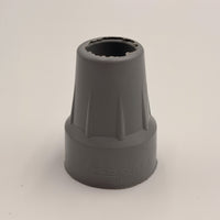 Coopers Walking Stick Ferrule heavy-duty rubber tip with textured sides, Coopers branding near base, close-up view.